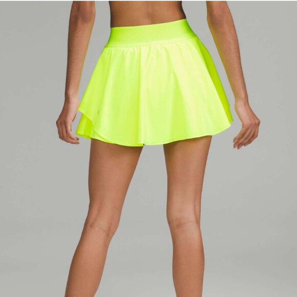 Lululemon Court Rival High-Rise Skirt Highlight Yellow - Picture 6 of 6